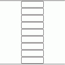 1144 - Label Size 89mm x 25mm - 2,480 labels per roll 