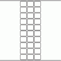 1150 - Label Size 32mm x 26mm - 7,110 labels per roll