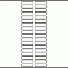 1152 - Label Size 50mm x 13mm - 8,530 labels per roll 