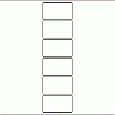 1154 - Label Size 80mm x 48mm - 1,360 labels per roll 