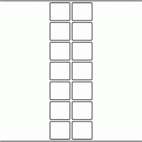 1162 - Label Size 45mm x 39mm - 3,180 labels per roll