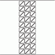 1164 - Label Size 25mm Triangle - 14,220 labels per roll 