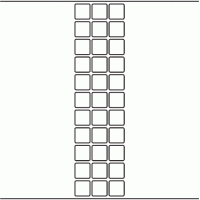 1168 - Label Size 23mm x 23mm - 7,820 labels per roll