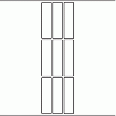 1189 - Label Size 26mm x 97mm - 2,090 labels per roll 