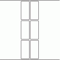 1192 - Label Size 36mm x 80mm - 1,650 labels per roll