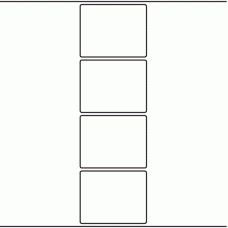 1193 - Label Size 76mm x 60mm - 1,100 labels per roll 