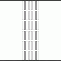 1198 - Label Size 11mm x 38mm - 8,260 labels per roll