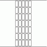 1200 - Label Size 15mm x 33.5mm - 9,410 labels per roll