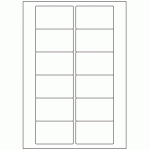 343 - Label Size 77mm x 46.5mm - 12 labels per sheet