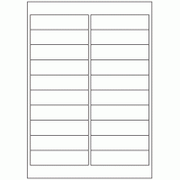 349 - Label Size 98mm x 25.4mm - 20 labels per sheet