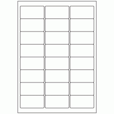 363 - Label Size 64mm x 33.9mm - 24 labels per sheet