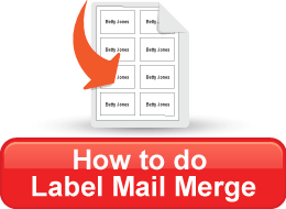 How to do Label Mail Merge in Microsoft Word